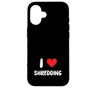 I Love Shredding - Documento sui registri dei rischi di audit di conformità a distruggere Custodia per iPhone 16