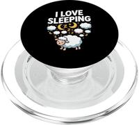 I Love Sleeping Carino Pecora Sogno Nuvole Notte PopSockets PopGrip per MagSafe