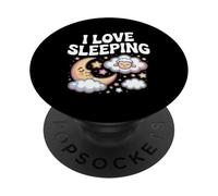 I Love Sleeping Moon Pecora Nuvole Stelle PopSockets PopGrip Adesivo