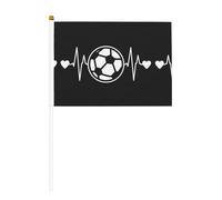 I Love Soccer Bandiera Palmare Celebrazione Eventi Reali Bbq Party Decorazione Porti Evento Giardino Decorazioni