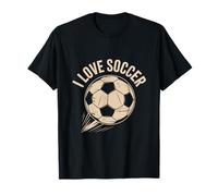 I Love Soccer Enthusiast Appassionato Gioco Maglietta