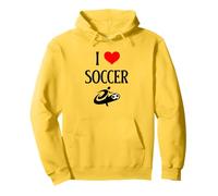 I Love Soccer I Heart Soccer Divertente Calcio Sport Amante Felpa con Cappuccio