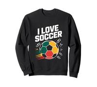 I Love Soccer Passion Pallone da calcio Felpa