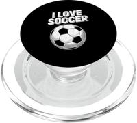 I Love Soccer Passion - Pallone da calcio PopSockets PopGrip per MagSafe