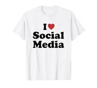 I Love Social Media Maglietta