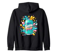 I Love Soda Pop Kids Matching Summer Refresh Beverage Anime Felpa con Cappuccio