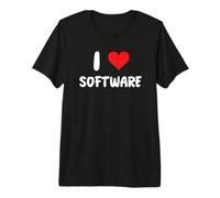 I Love Software - Ingegnere codificatore di codice IT Tech Maglietta Premium
