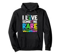 I Love Someone Rare Zebra Ribbon Consapevolezza delle malattie rare Felpa con Cappuccio