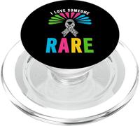 I Love Someone Rare Zebra Shirt - Giornata delle malattie rare 2026 PopSockets PopGrip per MagSafe