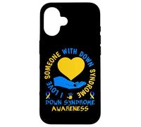 I Love Someone With Down Syndrome - Down Syndrome Awareness Custodia per iPhone 16