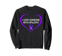 I Love Someone with Epilepsy - Epilepsy Awareness Month 2026 Felpa