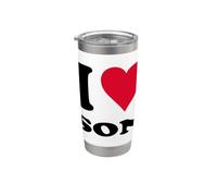 I Love Son Bicchiere termico in acciaio inox doppia parete