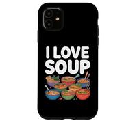 I Love Soup Ramen Brod Noodles Fan Art Custodia per iPhone 11