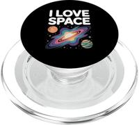 I Love Space Astronaut Cosmic Entusiasm PopSockets PopGrip per MagSafe