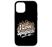 I Love Spaghetti Divertente Citazione Italiana Custodia per iPhone 12/12 Pro