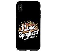 I Love Spaghetti Divertente Citazione Italiana Custodia per iPhone XS Max