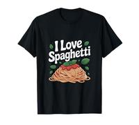 I Love Spaghetti Divertente Pasta Umorismo Maglietta