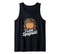 I Love Spaghetti Noodles Polpette Divertimento Canotta
