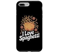I Love Spaghetti Noodles Polpette Divertimento Custodia per iPhone 7 Plus/8 Plus