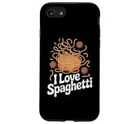 I Love Spaghetti Noodles Polpette Divertimento Custodia per iPhone SE (2020) / 7 / 8