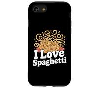 I Love Spaghetti Pasta Humor Noodle Fun Design Custodia per iPhone SE (2020) / 7 / 8