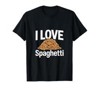I Love Spaghetti Pasta Noodles Divertimento Maglietta
