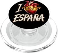 I Love Spain Cuore anatomico Espana Bandiera Viaggio Regalo PopSockets PopGrip per MagSafe