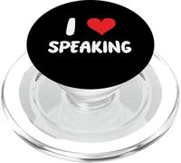 I Love Speaking - Public Speaker Speak Presentazione Presente PopSockets PopGrip per MagSafe