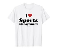 I Love Sports Management Student Major Graduation Maglietta