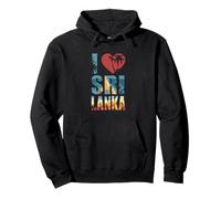 I Love Sri Lanka Beach Sri Lanka Felpa con Cappuccio