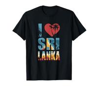 I Love Sri Lanka Beach Sri Lanka Maglietta