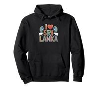 I Love Sri Lanka Travel Sri Lanka Felpa con Cappuccio