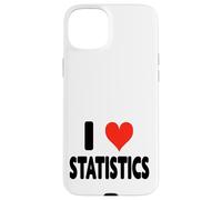 I Love Statistics - Cuore Carino Divertente Matematico Matematico Custodia per iPhone 15 Plus