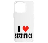 I Love Statistics - Cuore Carino Divertente Matematico Matematico Custodia per iPhone 15 Pro Max