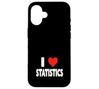 I Love Statistics - Cuore Carino Divertente Matematico Matematico Custodia per iPhone 16