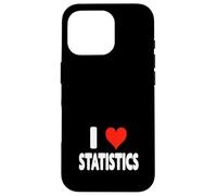 I Love Statistics - Cuore Carino Divertente Matematico Matematico Custodia per iPhone 16 Pro