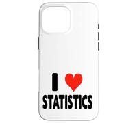 I Love Statistics - Cuore Carino Divertente Matematico Matematico Custodia per iPhone 16 Pro Max