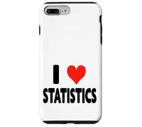 I Love Statistics - Cuore Carino Divertente Matematico Matematico Custodia per iPhone 7 Plus/8 Plus