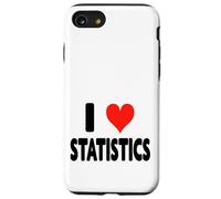 I Love Statistics - Cuore Carino Divertente Matematico Matematico Custodia per iPhone SE (2020) / 7/8