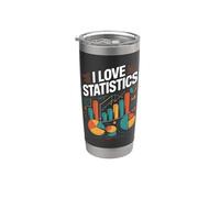 I Love Statistics Grafici di scienza dei dati Bicchiere termico in acciaio inox doppia parete
