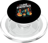 I Love Statistics Grafici di scienza dei dati PopSockets PopGrip per MagSafe