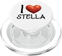I Love Stella Nome Personalizzato Ragazza Donna BFF Amico Cuore PopSockets PopGrip per MagSafe