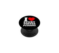 I Love Sticky Toffee Pudding PopSockets PopGrip Adesivo
