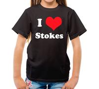 I Love Stokes - T-Shirt - Cricket Tour Ashes Ben Player Bat Ventola Love
