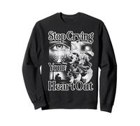 I Love Stop Crying Your Heart out Family First Name Tee Meme Felpa