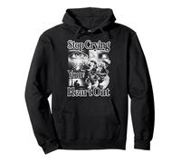 I Love Stop Crying Your Heart out Family First Name Tee Meme Felpa con Cappuccio