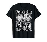 I Love Stop Crying Your Heart Out Nome di famiglia Oasis Tee Meme Maglietta
