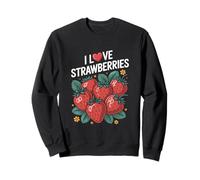 I Love Strawberries Delizia fresca e succosa Felpa