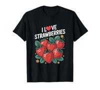 I Love Strawberries Delizia fresca e succosa Maglietta