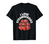 I Love Strawberries Fresca Succosa Frutta Divertimento Maglietta